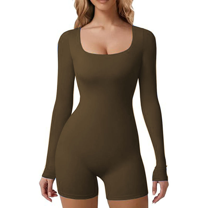 Women Summer Sleeveless Workout Rompers Athletic Jumpsuit