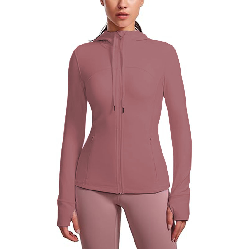 New Women Lightweight Workout Jacket Fit Full Zip Athletic