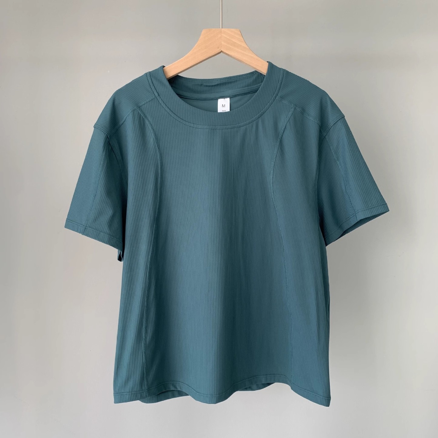 Women Basic Crewneck Raglan Short Sleeve