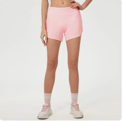 New Women Running High Waisted Pocket Sporty Workout Shorts