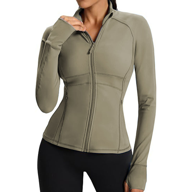 New Women Zip Up Jacket Outerwear