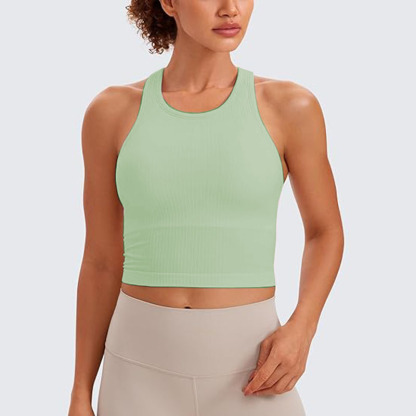 2025 Women Sleeveless Full Length Ribbed Fitted 