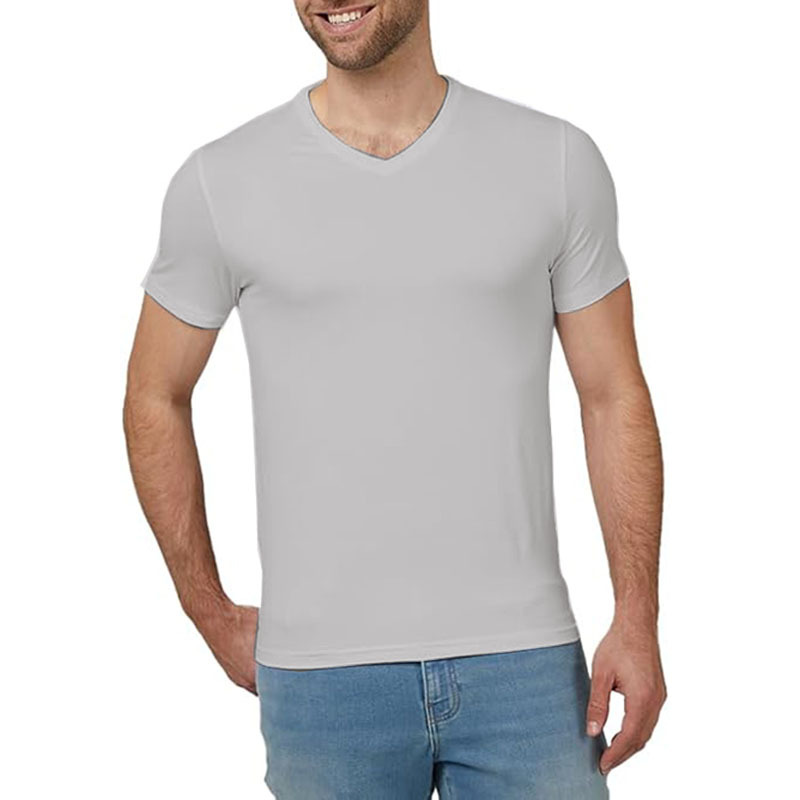 Short Sleeve Crew Neck Plain Novelty T Shirt for Men