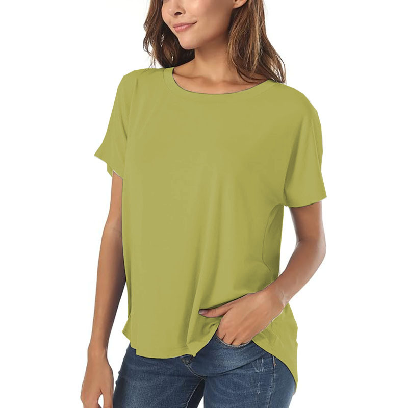 New Womens Basic Casual Summer Tops