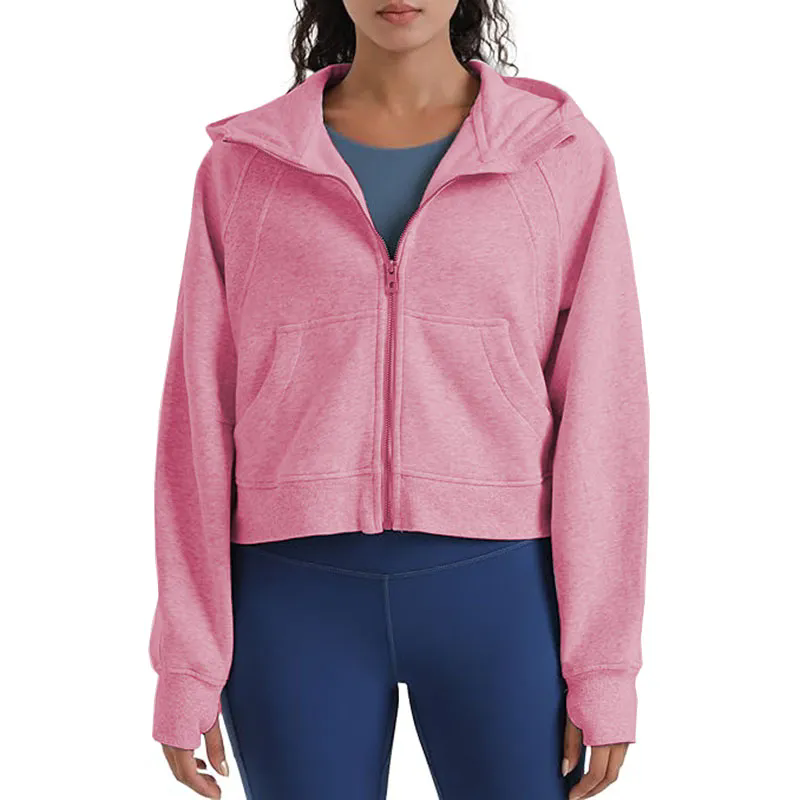 Women Zip Up Hoodie Outfits Casual Jackets Winter Clothes