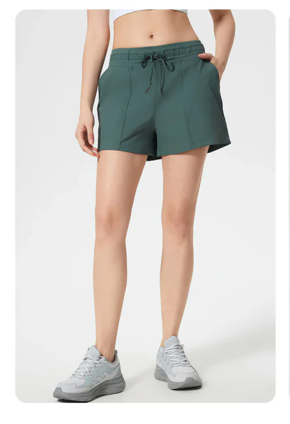 New Women Running Pocket Sporty Workout Short