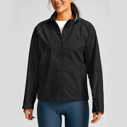 Women Basic Lightweight Long Sleeve Sweatshirt Solid Color Jacket With Pockets