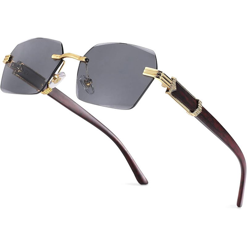  Sport Sunglasses Rimless Frame for Running  Cycling Driving