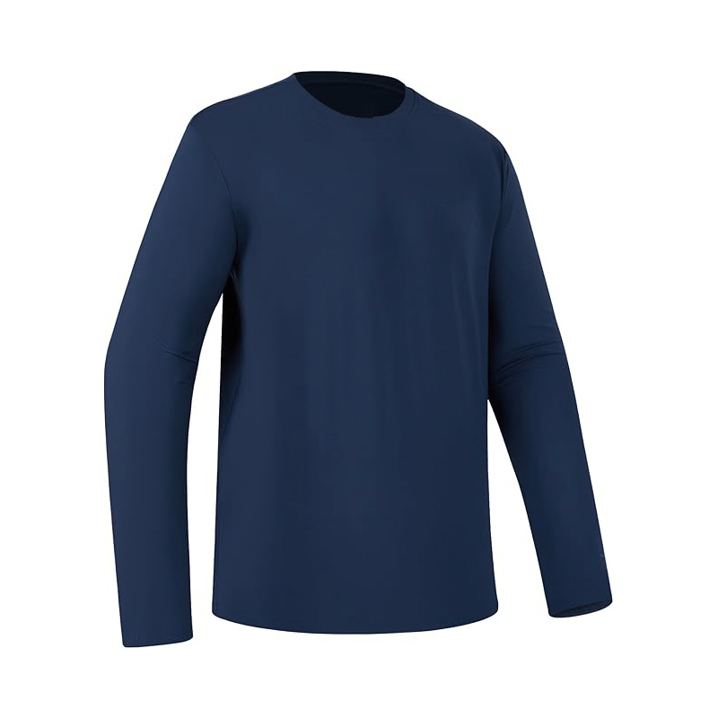 Men Long Sleeve Tees Moisture Wicking Odor Protection