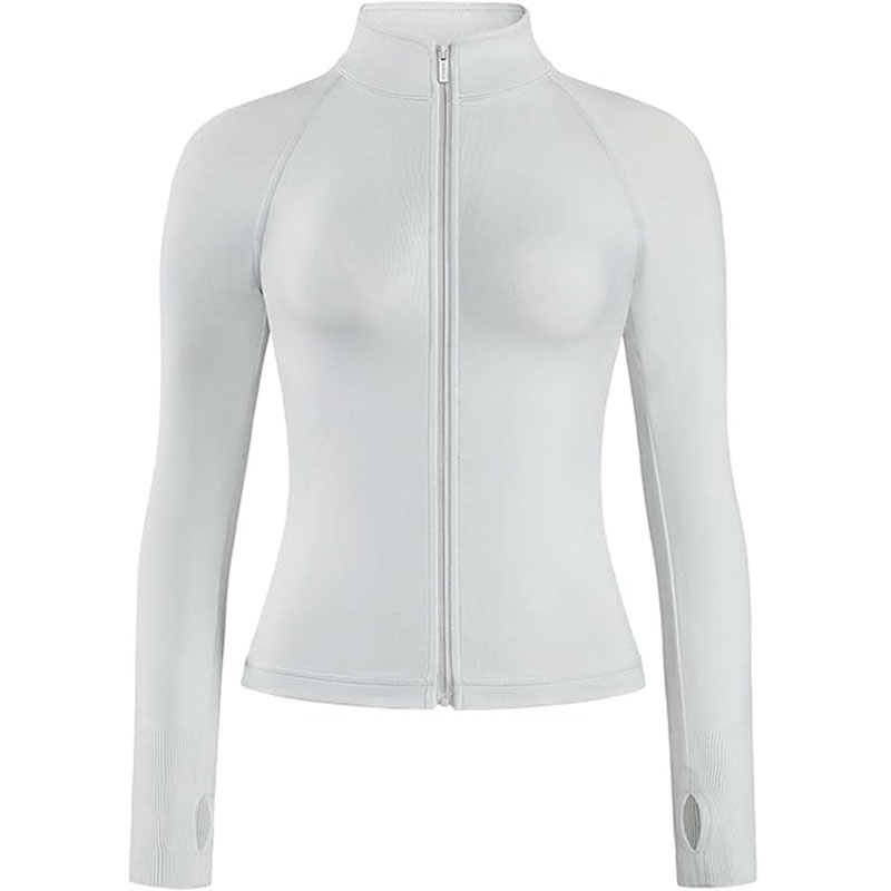 Womens Lightweight Zip Up Jackets Running Workout Clothes with Pocket