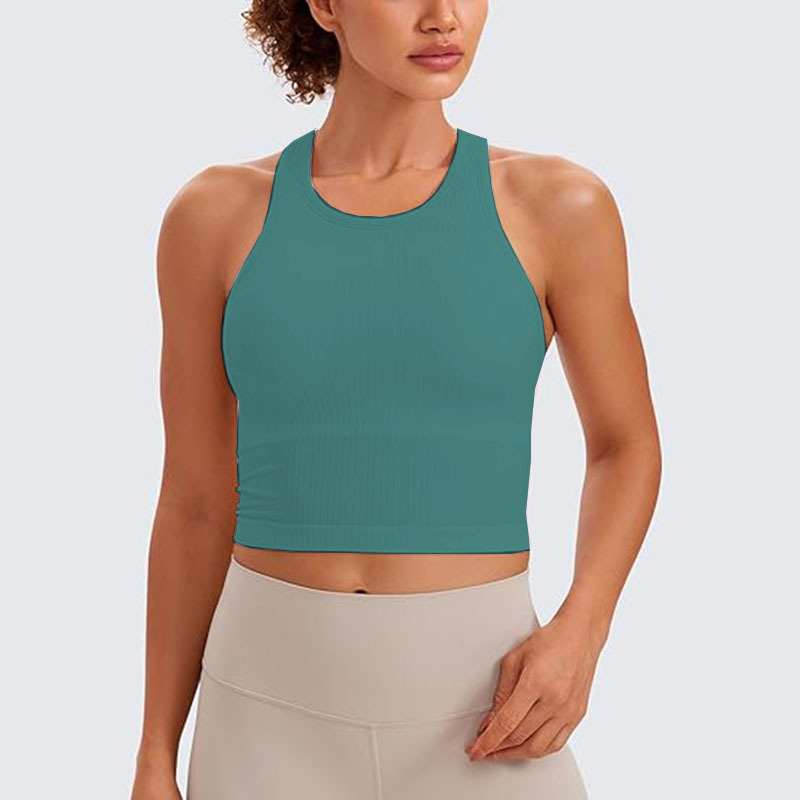 2025 Women Sleeveless Full Length Ribbed Fitted 