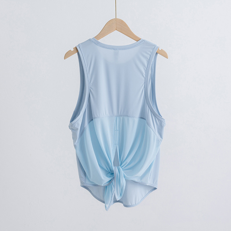 NWT 2024 Women Patchwork Sport Vest Women Loose Fit Plain Fitness Vest Breathable O-neck Gym Athletic Tank Tops 4-12