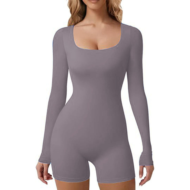 Women Summer Sleeveless Workout Rompers Athletic Jumpsuit