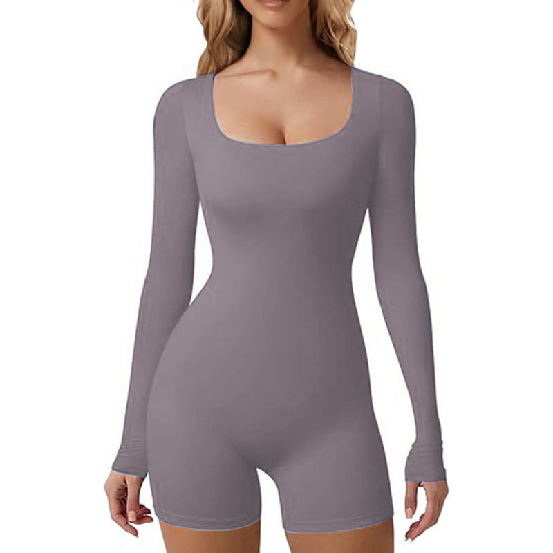 Women Summer Sleeveless Workout Rompers Athletic Jumpsuit