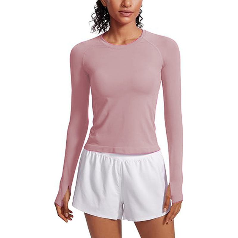 Women Crew Neck Basic Tee Fashion