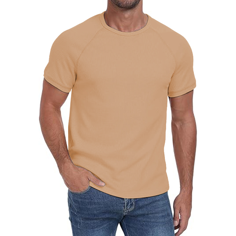Short Sleeve Crew Neck Plain Novelty T Shirt for Mens