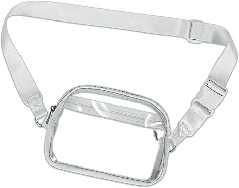 Women Transparent Waist Bag Adjustable Strap