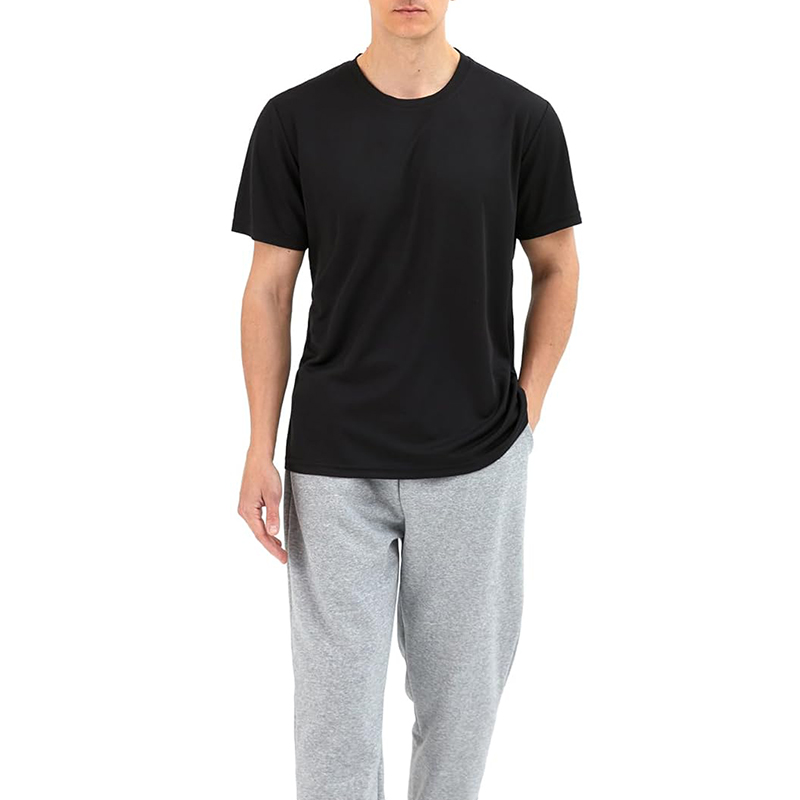 Short Sleeve Crew Neck Plain Novelty T Shirt for Men