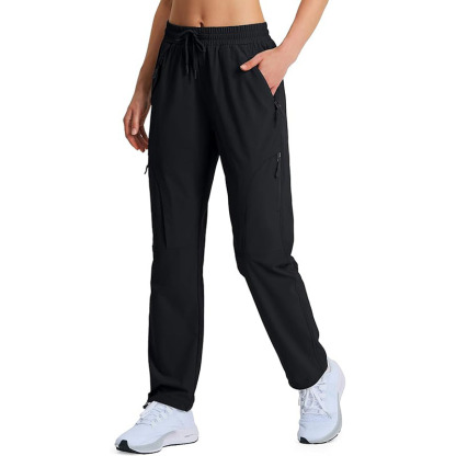Womens Work Travel Workout Sweatpants with Pockets