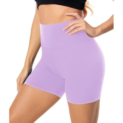 Women's High Waist Workout Breathable Yoga Shorts