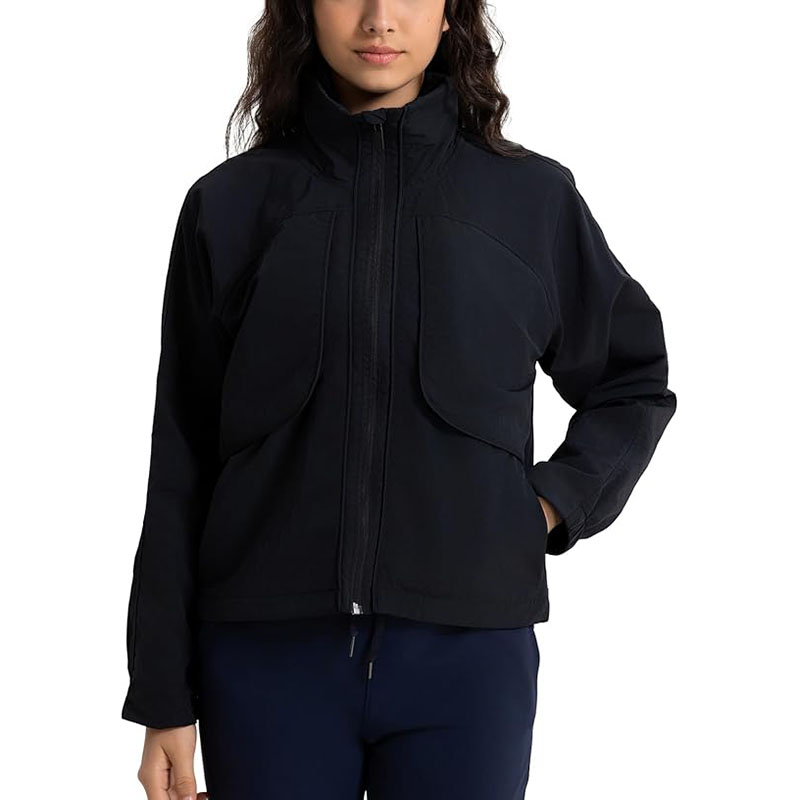 Women Waterproof Lightweight Windbreaker Jacket
