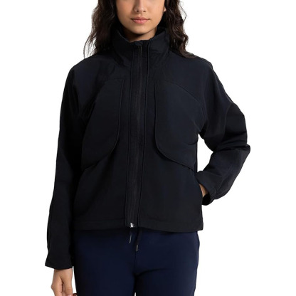 Women Waterproof Lightweight Windbreaker Jacket