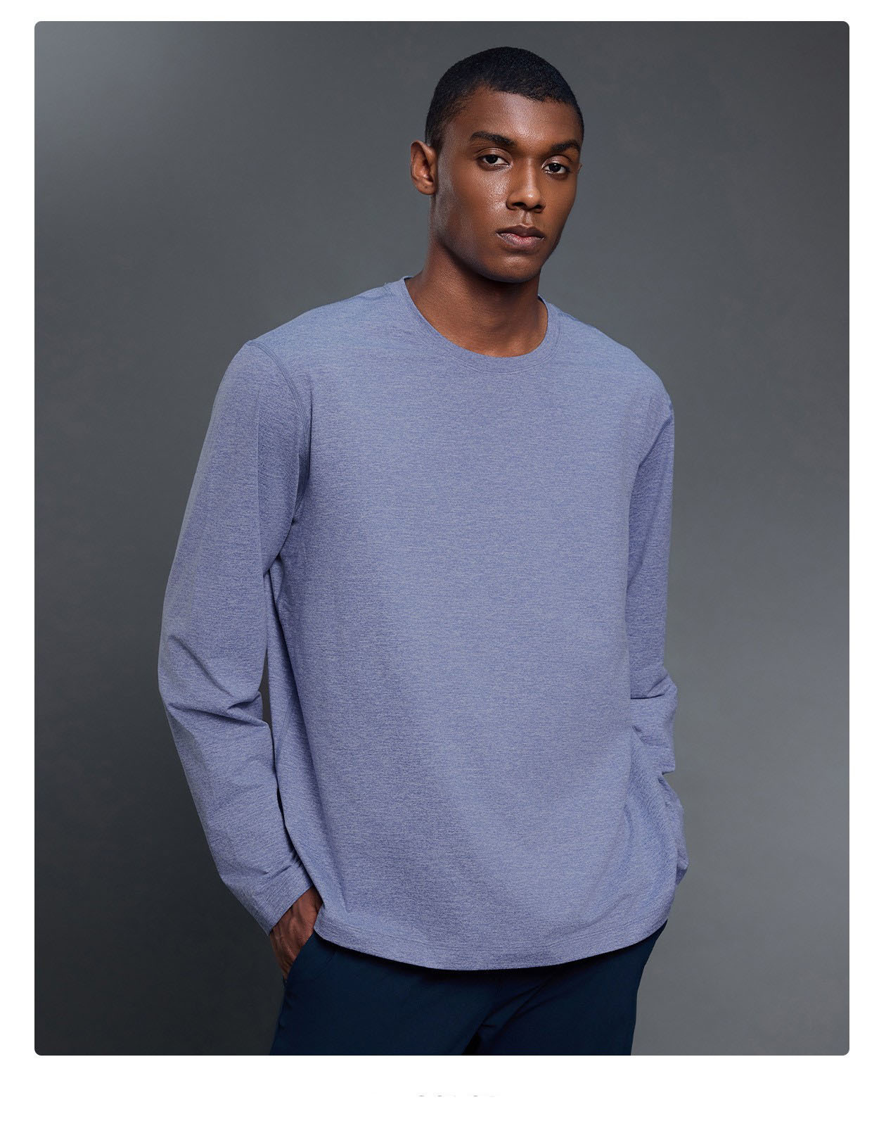 Men Slim-Fit Long Sleeve Shirt