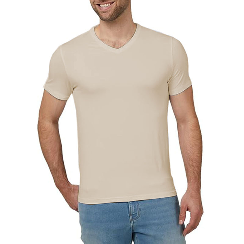Short Sleeve Crew Neck Plain Novelty T Shirt for Men