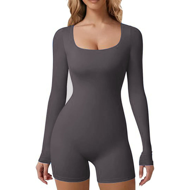 Women Summer Sleeveless Workout Rompers Athletic Jumpsuit