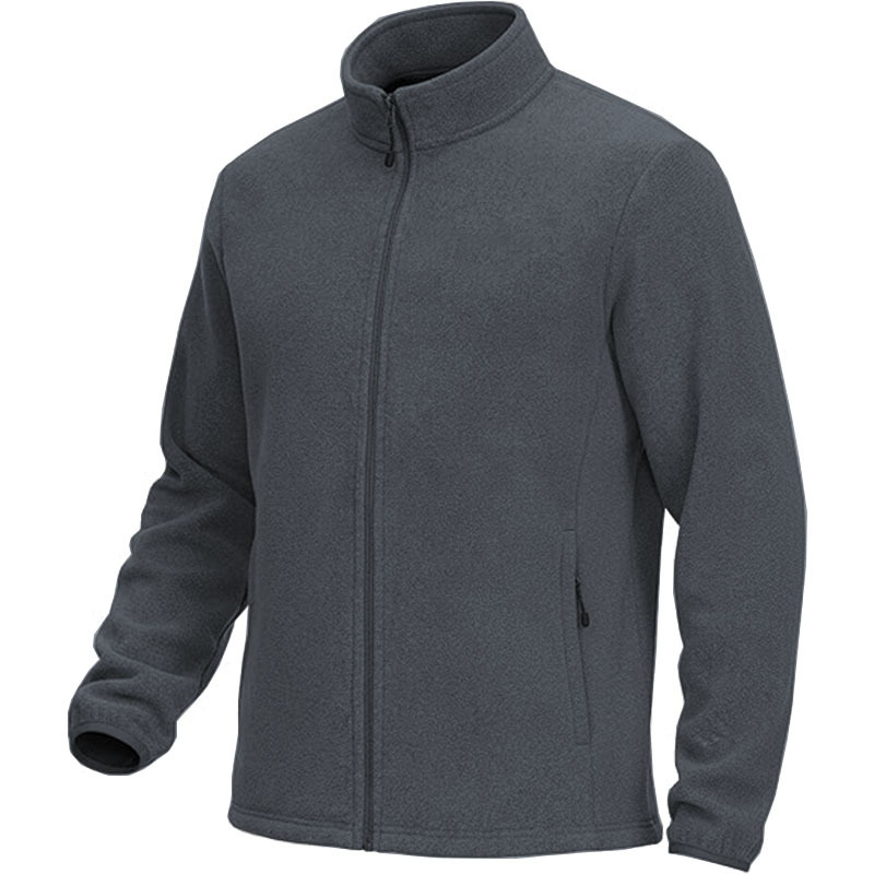 Men Lightweight Polar Fleece JacketsSoft Full-Zip Outwear