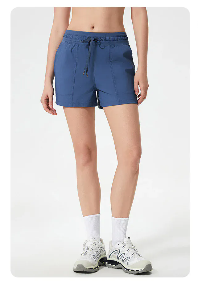 New Women Running Pocket Sporty Workout Short