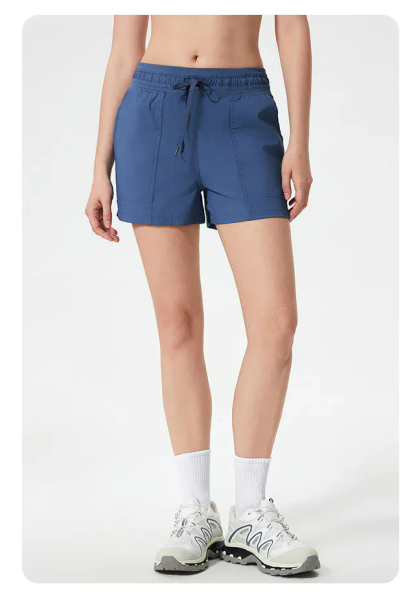 New Women Running Pocket Sporty Workout Short