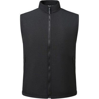 Men Lightweight Softshell Vest Windproof Sleeveless Jacket