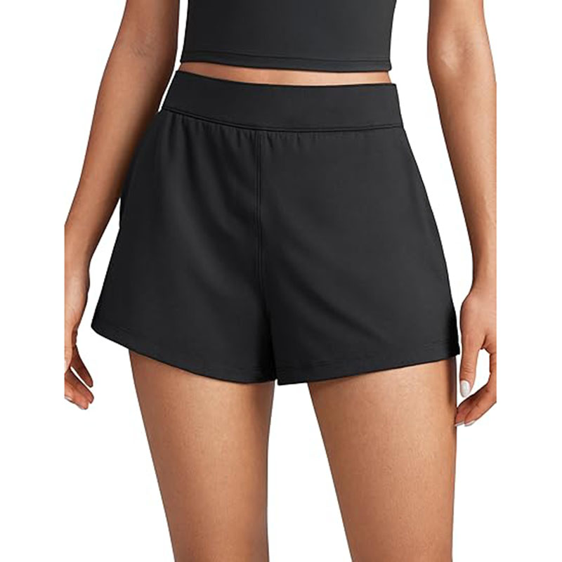 Women Athletic Shorts High Waisted Running