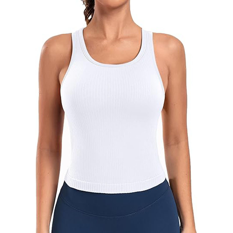 Women Sleeveless Full Length Ribbed Fitted 