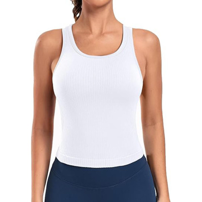 Women Sleeveless Full Length Ribbed Fitted 