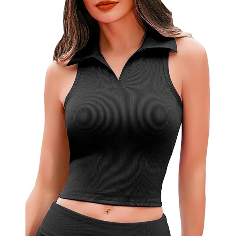 Women's Sleeveless Strappy Tank Square Neck Double Layer