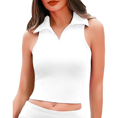 Women's Sleeveless Strappy Tank Square Neck Double Layer