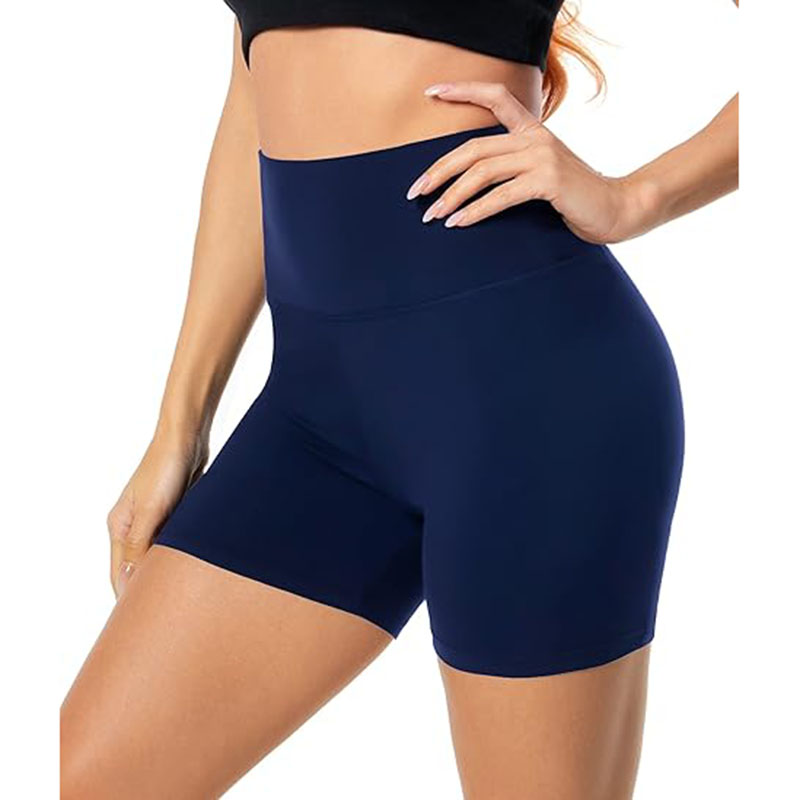 Women High Waist Workout Breathable Yoga Shorts