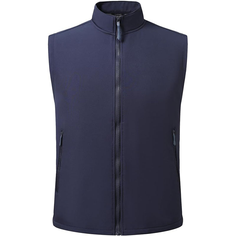 Men Lightweight Softshell Vest Windproof Sleeveless Jacket