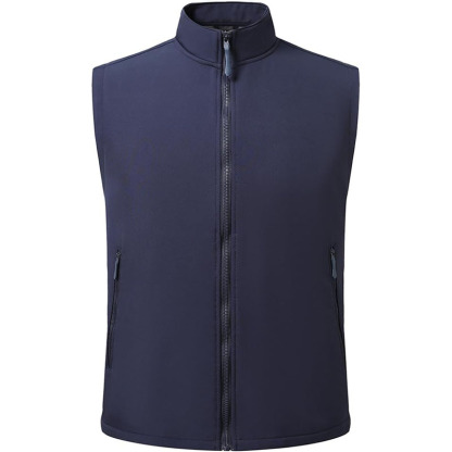 Men Lightweight Softshell Vest Windproof Sleeveless Jacket