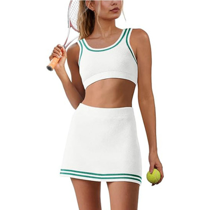 2 Piece Tennis Dresses for Women Skirt Sets