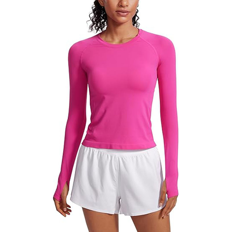 2025 Women Crew Neck Basic Tee Fashion