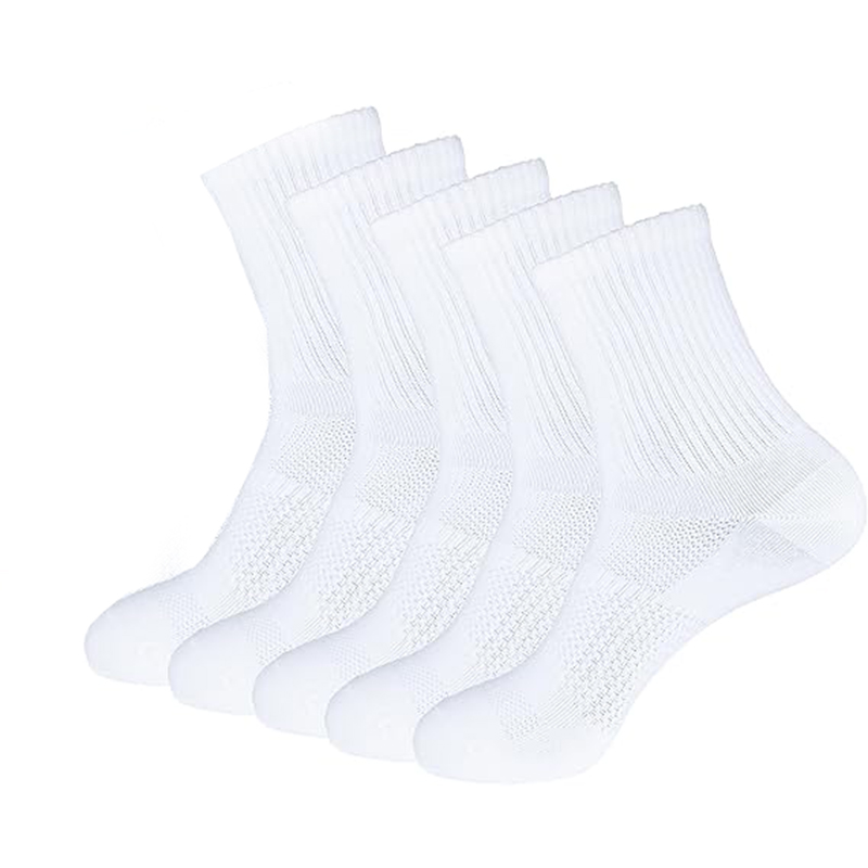 Womens Quarter Crew Cotton Athletic Running Hiking Socks
