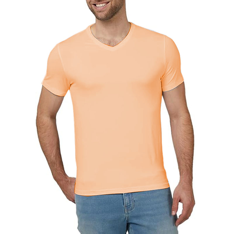Short Sleeve Crew Neck Plain Novelty T Shirt for Men