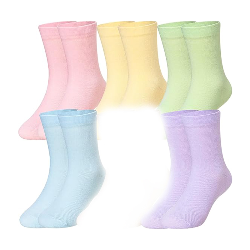 Little Crew Socks Cotton Socks 5 Pairs