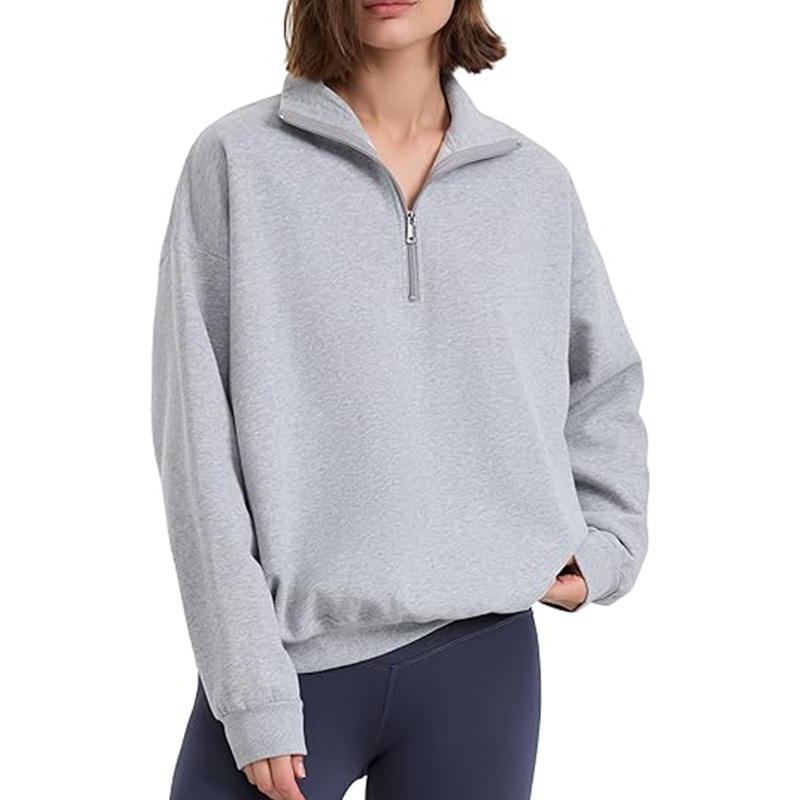Women's Lightweight Long Sleeve Fleece Pullover