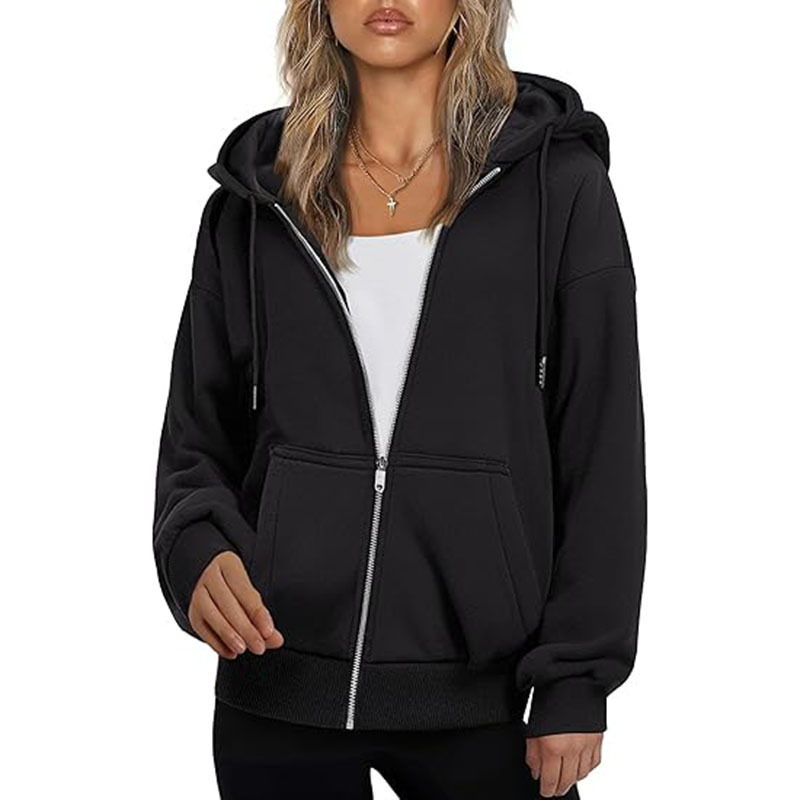 Hoodie for Women Full Zip Slim Fit Lightweight