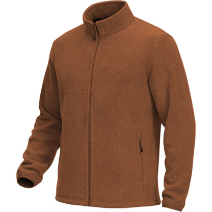 Men Lightweight Polar Fleece JacketsSoft Full-Zip Outwear