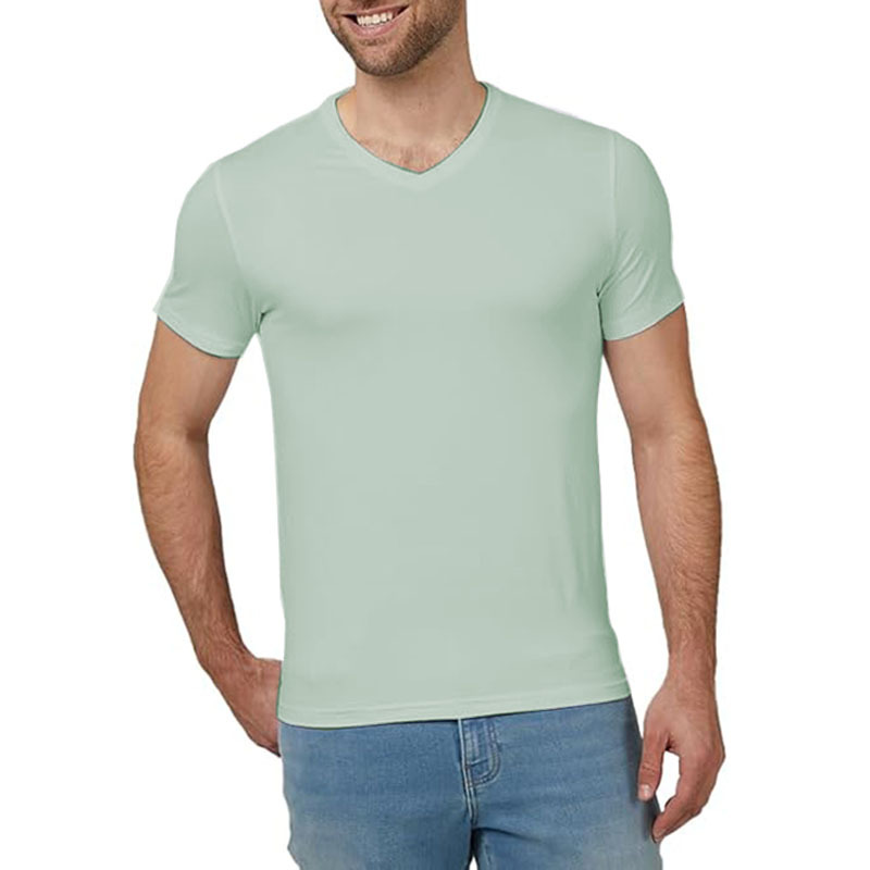 Short Sleeve Crew Neck Plain Novelty T Shirt for Men